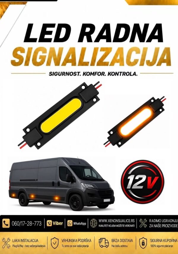 LED GABARIT ZUTI 7cm X 3cm 12V
