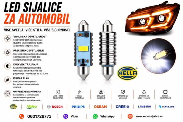 41MM,C5W,FESTOON,SULFIDNE LED SIJALICE CAN BUS