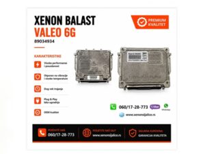 XENON BALAST VALEO 6G 89034934