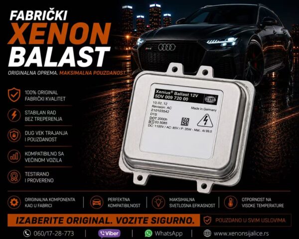 XENON BALAST HELLA 5DV 009 720 00