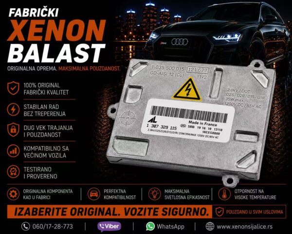 XENON BALAST AL BOSCH 1 307 329 115