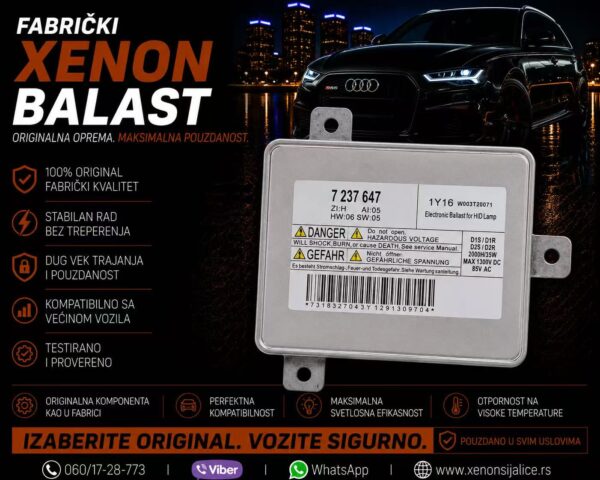 XENON BALAST MITSUBISHI 7 237 647