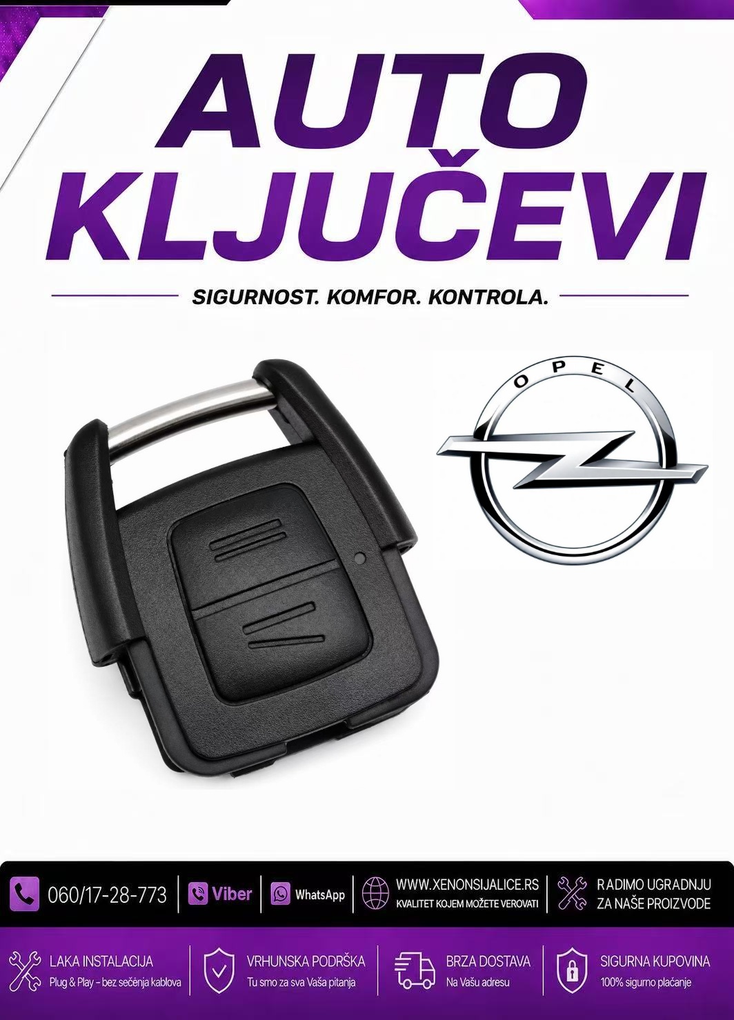 KLJUC OPEL KUCISTE KLJUCA MODEL 2
