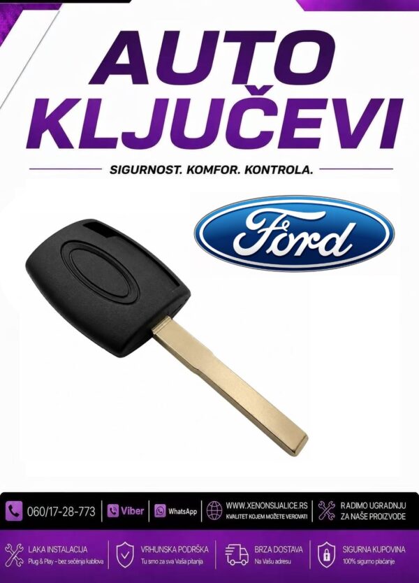 KLJUC FORD KUCISTE KLJUCA MODEL 2
