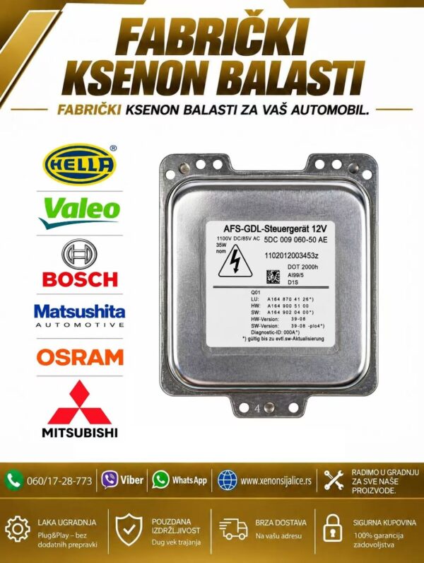 XENON BALAST HELLA 5DC 009 060-50AE