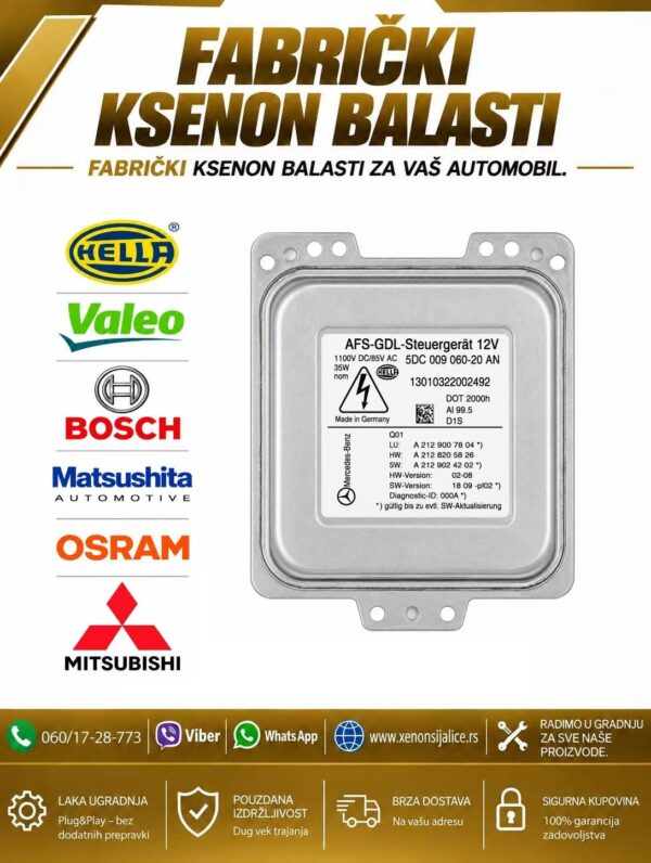 XENON BALAST HELLA 5DC 009 060-20AN