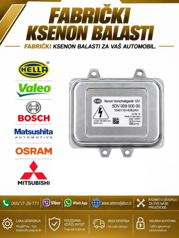 XENON BALAST HELLA 5DV 009 000 00