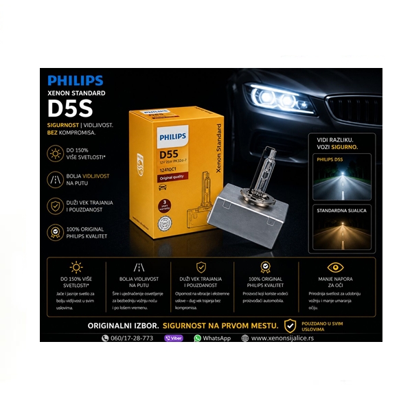 XENON SIJALICA PHILIPS D5S