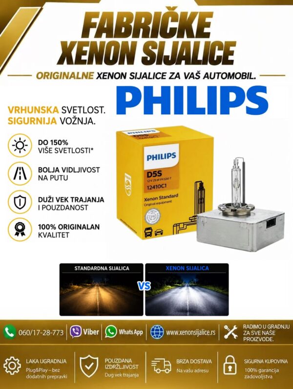 XENON SIJALICA PHILIPS D5S