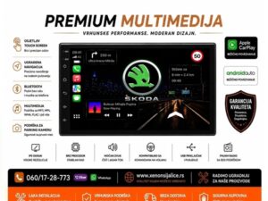 SKODA MULTIMEDIJA ANDROID,CAR PLAY NAVIGACIJA TOUCH SCREEN 7 INCA