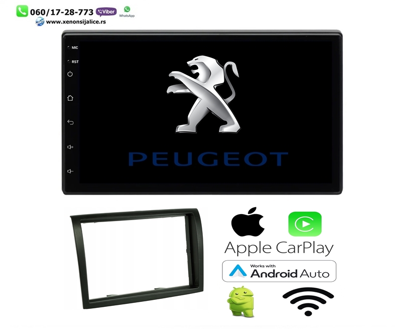 PEUGEOT BOXER MULTIMEDIJA ANDROID,CAR PLAY NAVIGACIJA TOUCH SCREEN 7 INCA