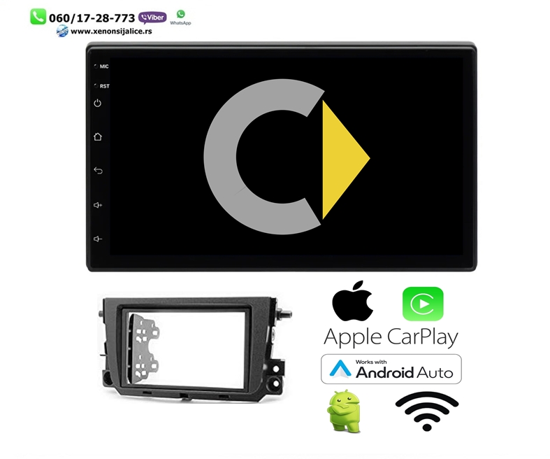 SMART MULTIMEDIJA ANDROID,CAR PLAY NAVIGACIJA TOUCH SCREEN 7 INCA