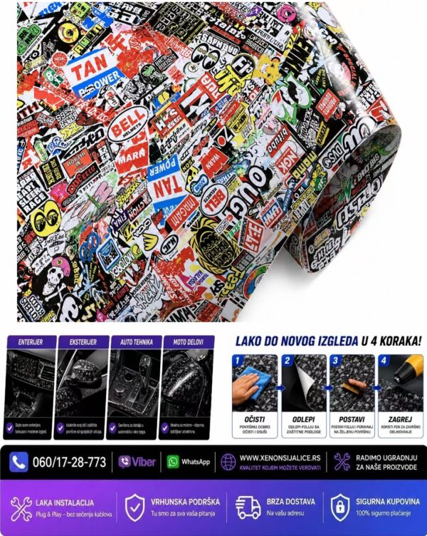 FOLIJA STICKER BOMB