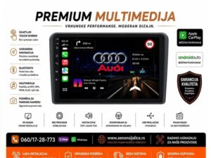 AUDI A3 ANDROID,CAR PLAY MULTIMEDIJA NAVIGACIJA TOUCH SCREEN 10 INCA