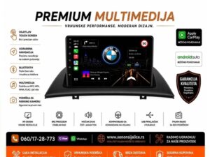 BMW X3 ANDROID,CAR PLAY MULTIMEDIJA NAVIGACIJA TOUCH SCREEN 10 INCA