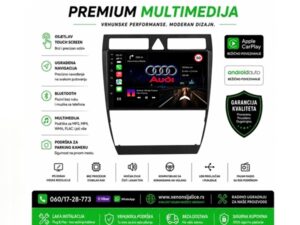 AUDI A6 ANDROID,CAR PLAY MULTIMEDIJA NAVIGACIJA TOUCH SCREEN 10 INCA