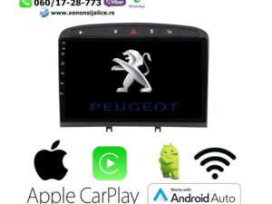 PEUGEOT 308,408,RCZ MULTIMEDIJA ANDROID,CAR PLAY NAVIGACIJA TOUCH SCREEN 10 INCA