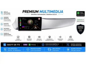 ALFA ROMEO GIULIETTA MULTIMEDIJA ANDROID,CAR PLAY NAVIGACIJA TOUCH SCREEN 10 INCA