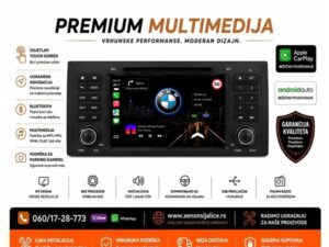 BMW 5 E39 7 E38 X5 E53 ANDROID,CAR PLAY MULTIMEDIJA NAVIGACIJA TOUCH SCREEN 7 INCA