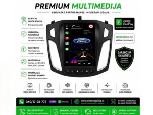 FORD FOCUS NOVI TIP MULTIMEDIJA ANDROID,CAR PLAY NAVIGACIJA TOUCH SCREEN 10 INCA TESLA STYLE