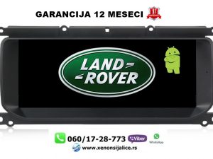 LAND ROVER RANGE ROVER EVOQUE MULTIMEDIJA ANDROID NAVIGACIJA TOUCH SCREEN 10 INCA