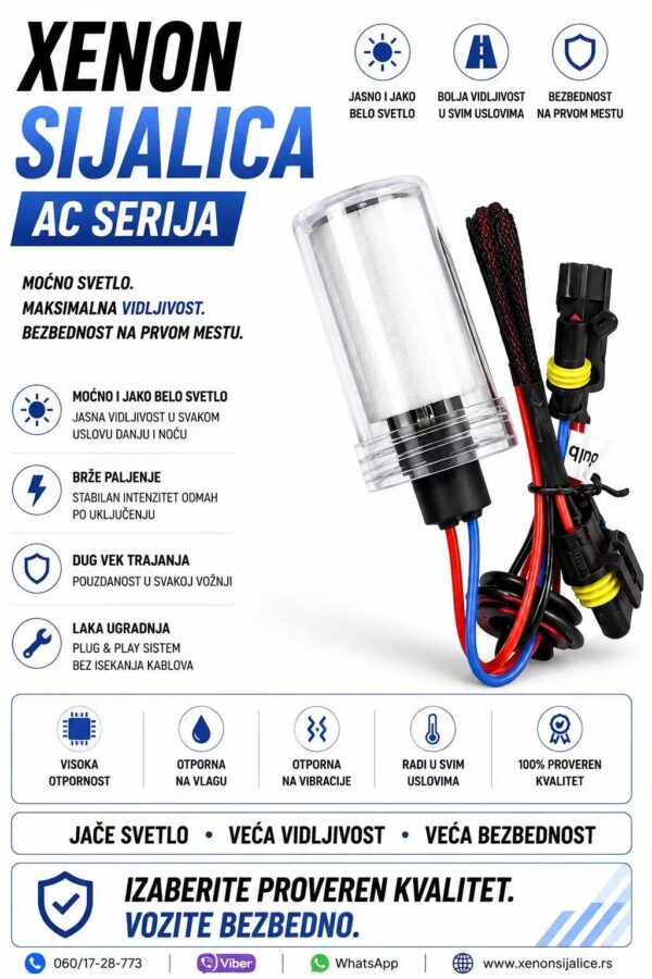 XENON SIJALICA H1 AC