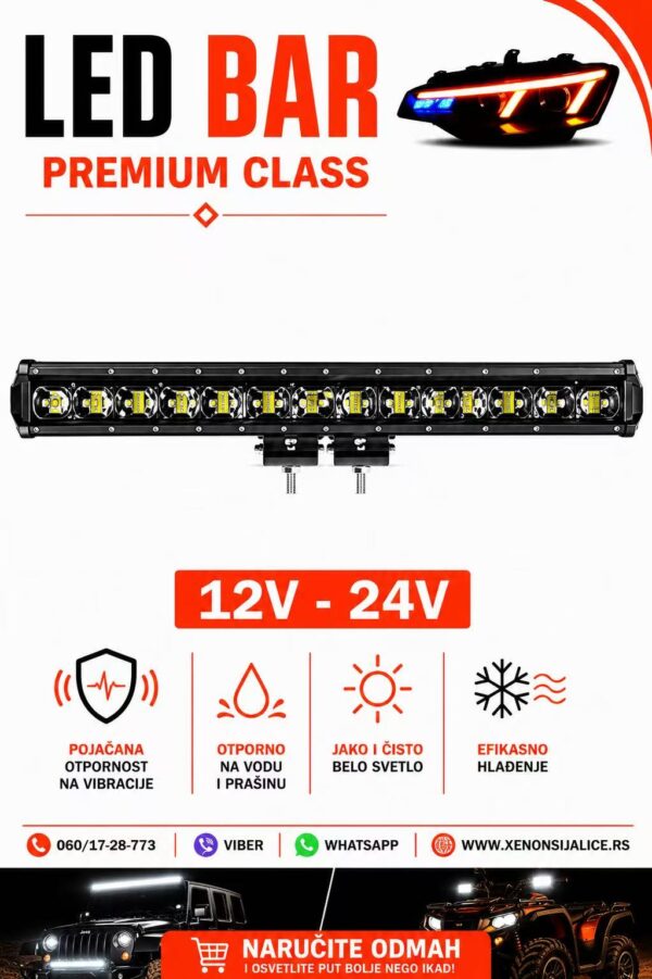 LED BAR 9D 34“ 87CM 150W RADNI FAR WORKING LIGHT RADNO SVETLO