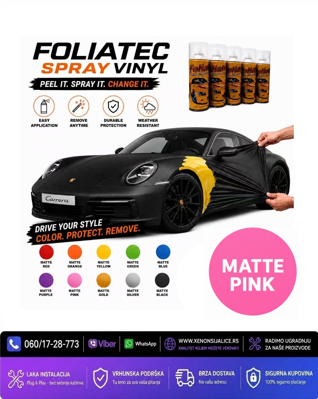 ROZI PLASTI DIP SPREJ FOLIJA GUMA