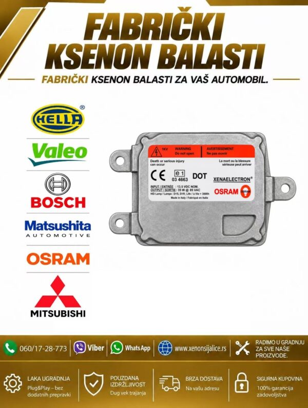 XENON BALAST OSRAM D1S D1R
