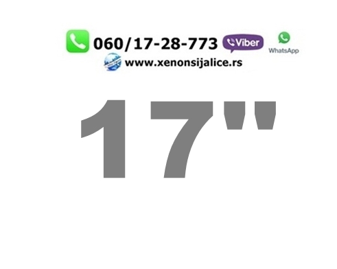 ALUMINIJUMSKE FELNE VELICINA 17'' KOMPLETNA PONUDA