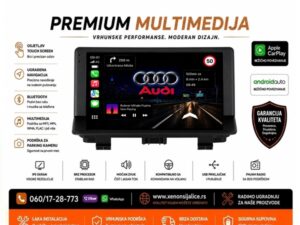 AUDI Q3 ANDROID,CAR PLAY MULTIMEDIJA NAVIGACIJA TOUCH SCREEN 10 INCA