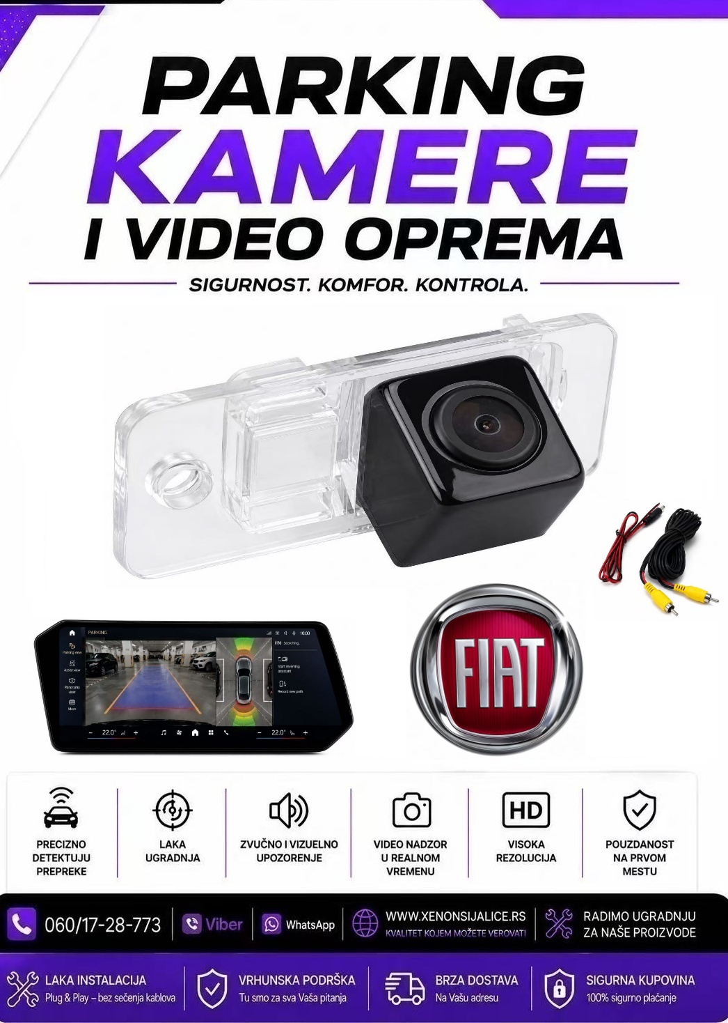 PARKING KAMERA FIAT MODEL 1