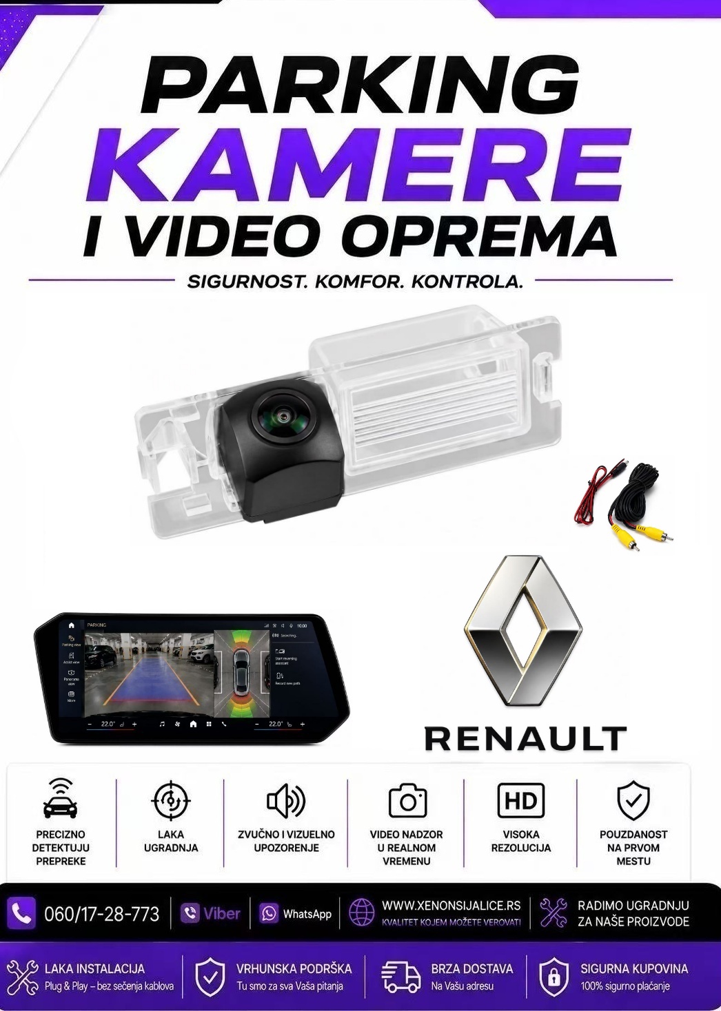 PARKING KAMERA RENAULT MODEL 2