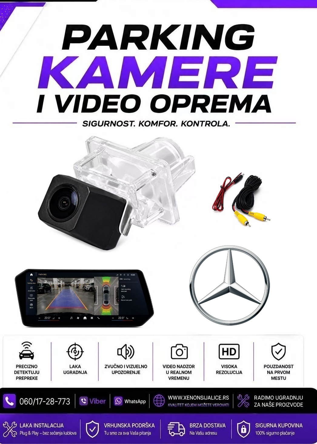 PARKING KAMERA MERCEDES MODEL 2