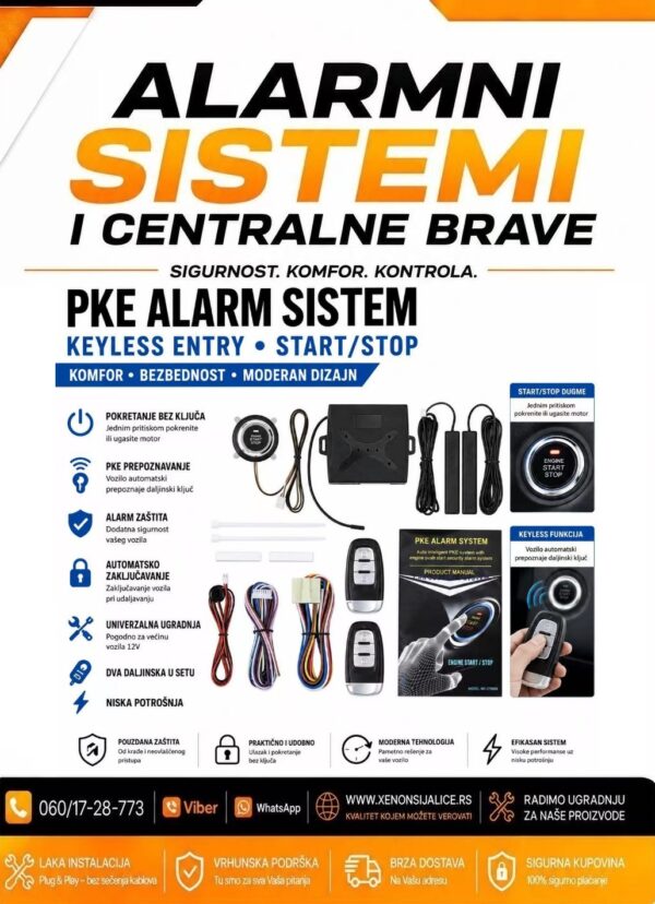 START STOP SISTEM ZA STARTOVANJE MOTORNOG VOZILA POMOCU DALJINSKOG UPRAVLJACA