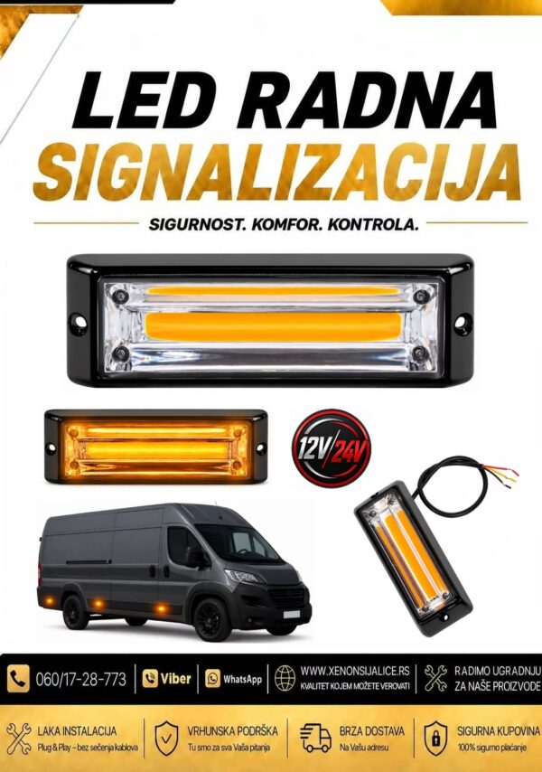 LED GABARIT ZUTI 13cm X 4cm 12v/24v