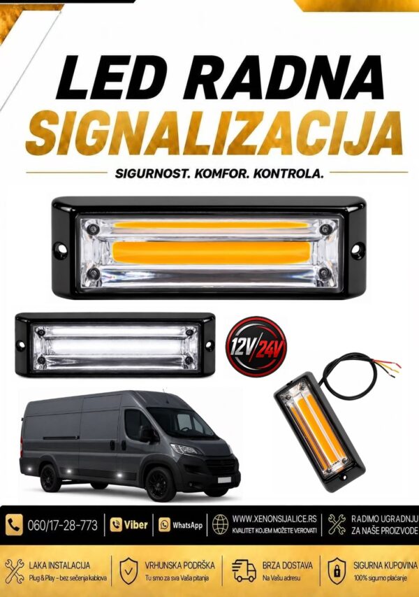 LED GABARIT BELI 13cm X 4cm 12v/24v