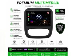 OPEL VIVARO MULTIMEDIJA ANDROID,CAR PLAY NAVIGACIJA TOUCH SCREEN 10 INCA