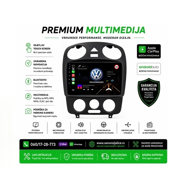 VW BUBA MULTIMEDIJA NAVIGACIJA TOUCH SCREEN 10 INCA ANDROID,CAR PLAY