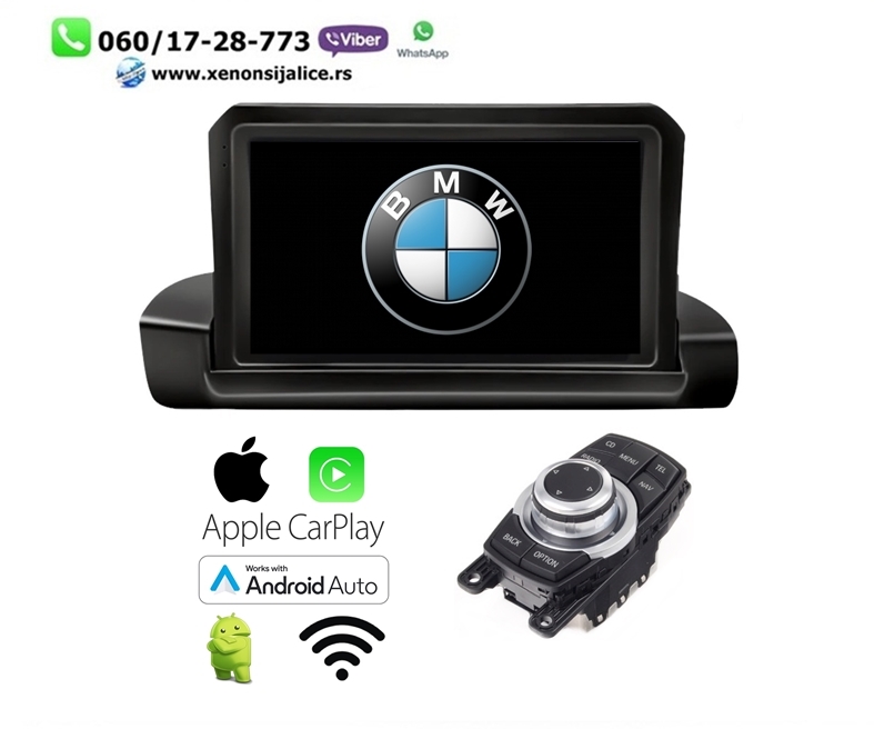 BMW 3 E90 E91 E92 ANDROID,CAR PLAY MULTIMEDIJA NAVIGACIJA TOUCH SCREEN 10 INCA