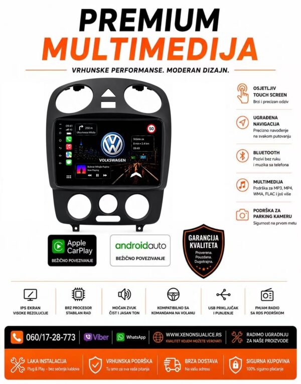 VW BUBA MULTIMEDIJA NAVIGACIJA TOUCH SCREEN 10 INCA ANDROID,CAR PLAY