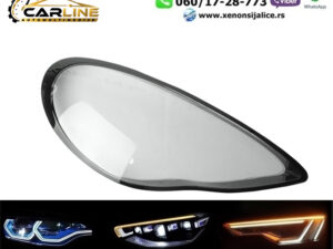 STAKLO FARA PORSCHE PANAMERA CRNI RAM 11-14 STAKLO ZA FAR