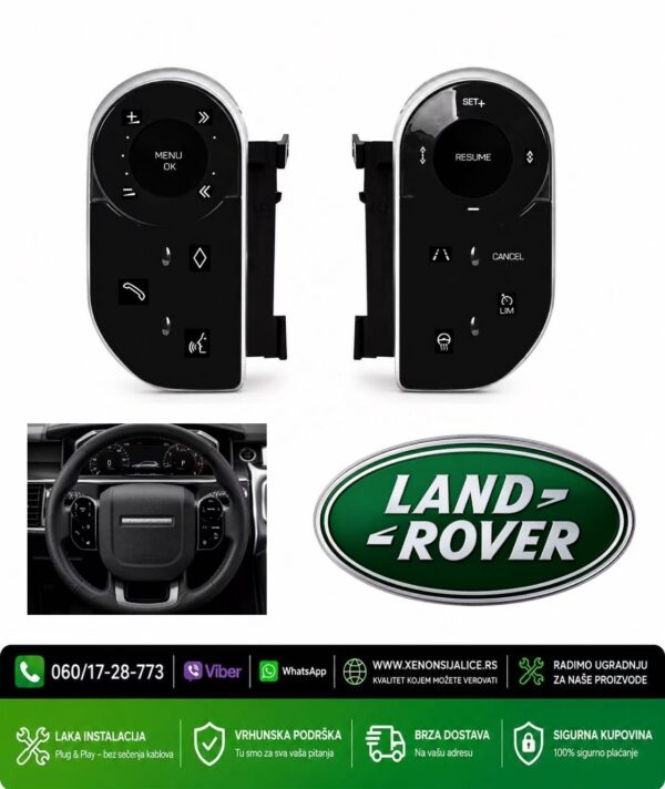 TASTERI KOMANDE VOLANA RANGE ROVER SPORT,EVOQUE,DISCOVERY,VOGUE