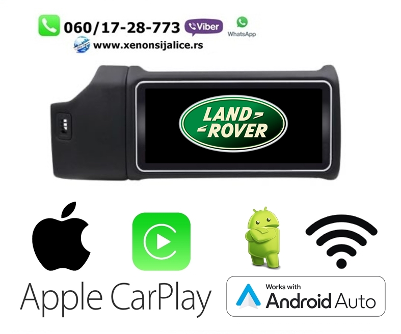 LAND ROVER RANGE ROVER VOGUE MULTIMEDIJA ANDROID I CAR PLAY NAVIGACIJA TOUCH SCREEN 12 INCA