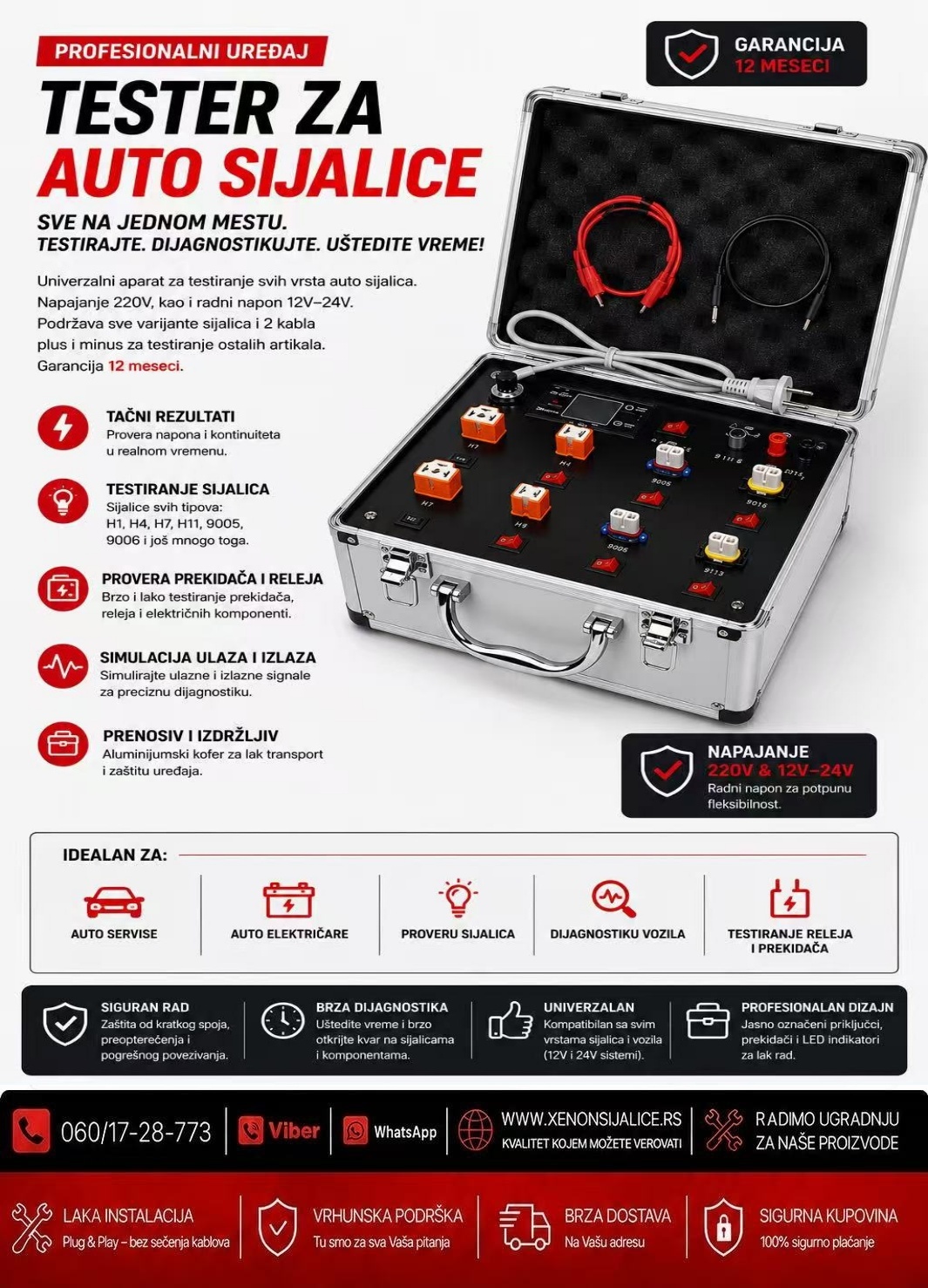 TESTER ZA AUTO SIJALICE