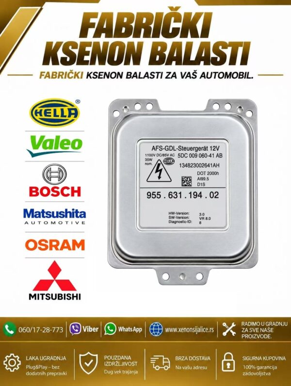 XENON BALAST HELLA 5DV 5DC009060-41 AB
