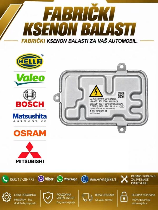 XENON BALAST AL BOSCH AL 1 307 329 326 01