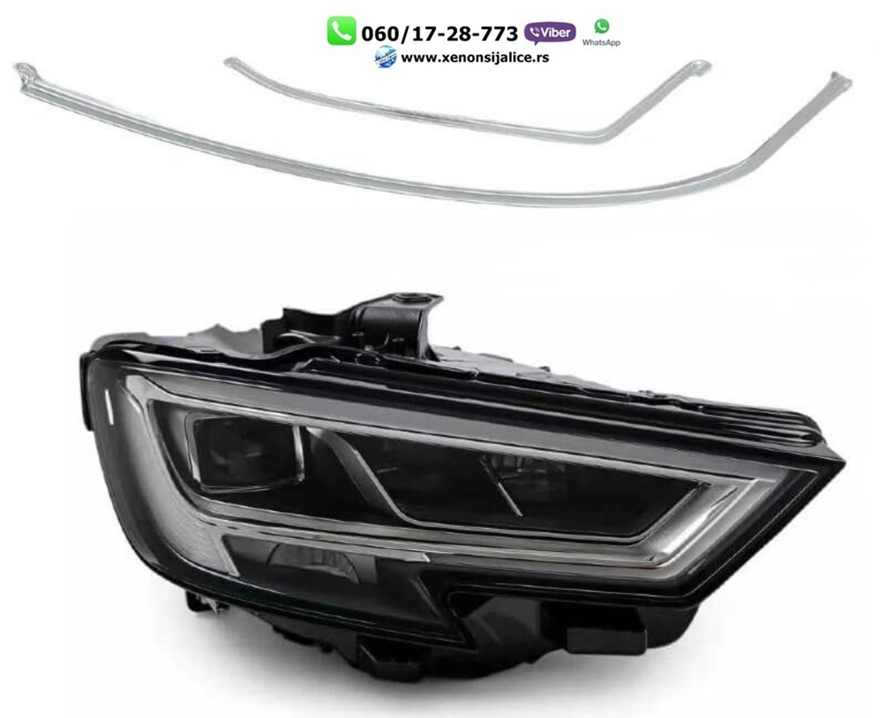 LED DNEVNO SVETLO FABRICKI MODEL U FARU AUDI A3 16-19 LED