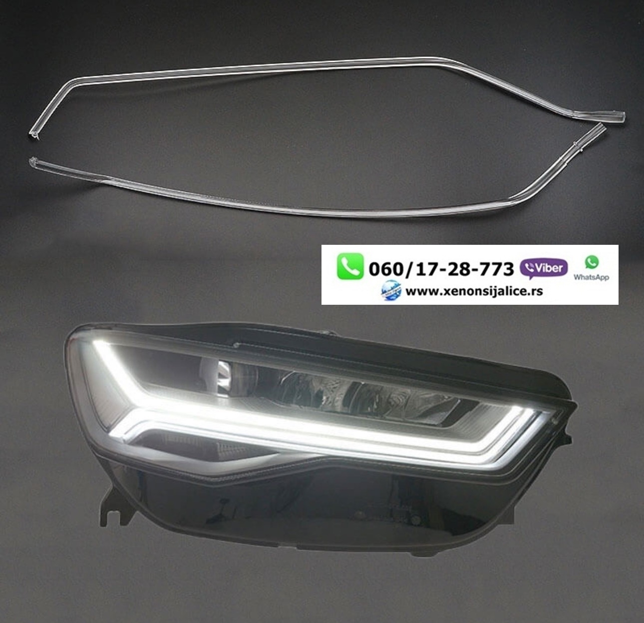 LED DNEVNO SVETLO FABRICKI MODEL U FARU AUDI A6 C7 15-18 LED