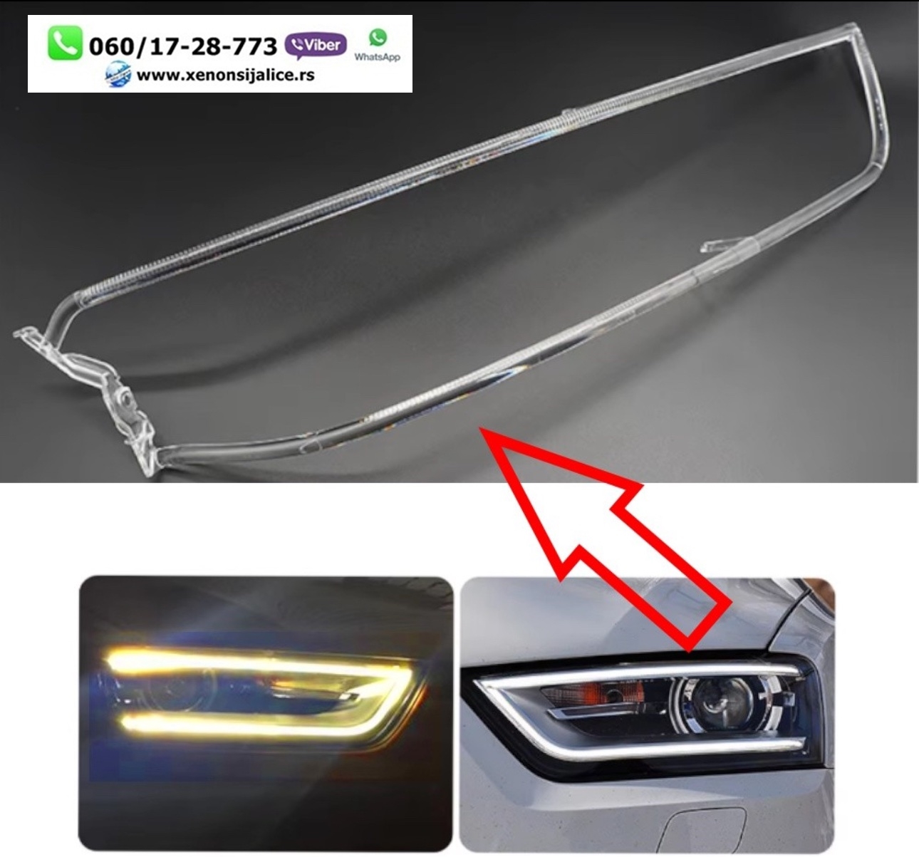 LED DNEVNO SVETLO FABRICKI MODEL U FARU AUDI Q3 13-15